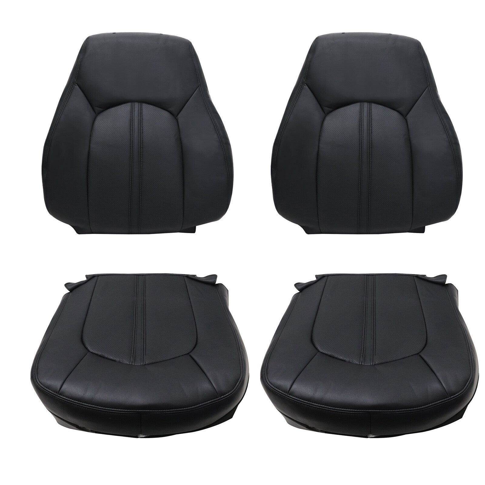4PCS Front Driver  Passenger Side Leather for Seat Cover for Cadillac CTS 2008-2013