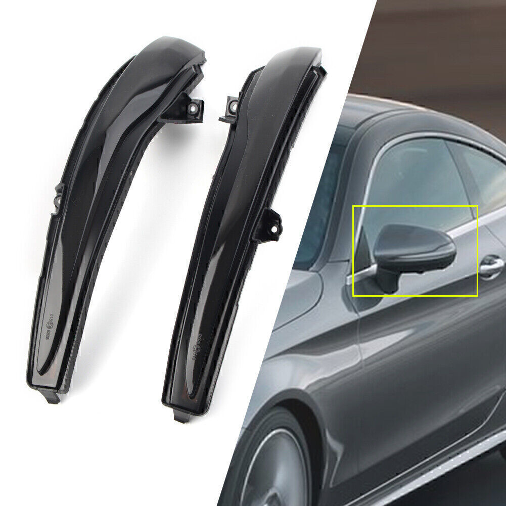 for Benz C E S V GLC Class W205 W222 X253 Dynamic Turn Signal Light Side Mirror