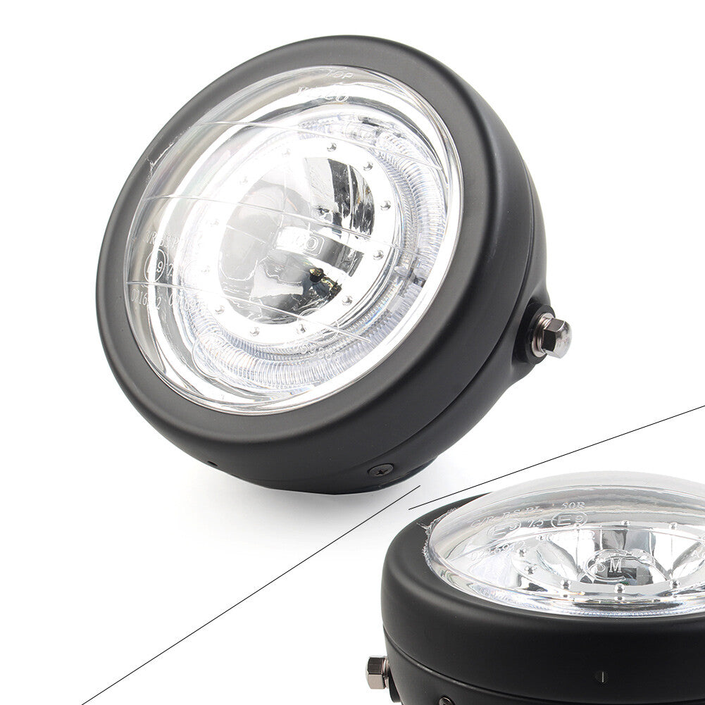 5-3/4 Switchback LED Halo DRL Angel Eye Headlight