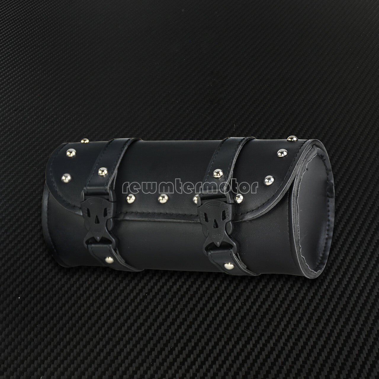 Motorcycle Handlebar Sissy Bar Bag Saddlebag Fork Roll Barrel Bag Fit for Harley