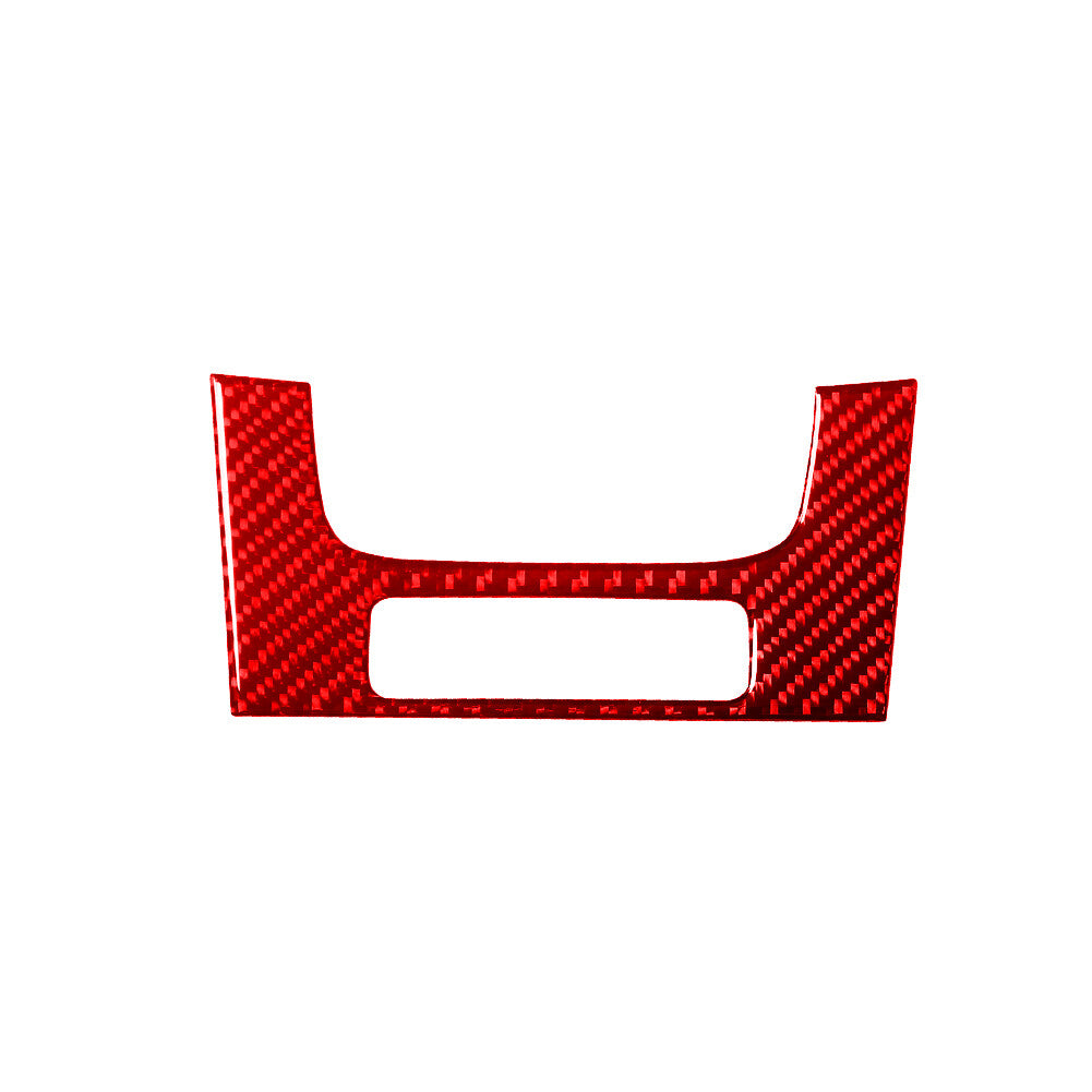5Pcs Red Carbon Fiber Floor Console Panel Trim for LEXUS RX330 RX350 2004-2009