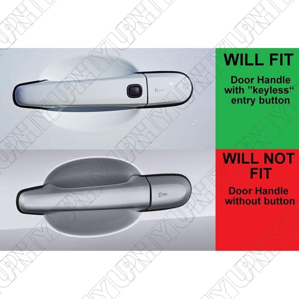 for Jaguar 06-14 XK 09-15 for XF w/ Keyless Button Front Left Door Handle Cap Cover