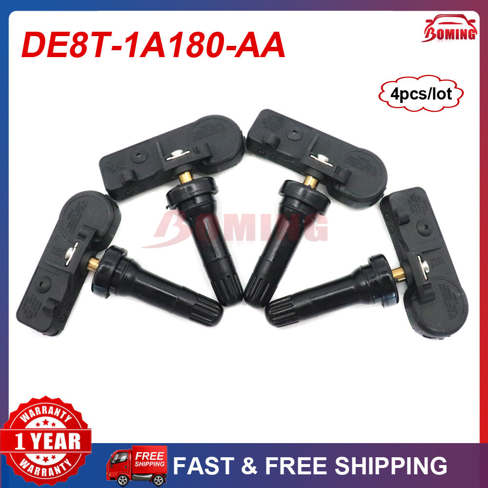 new 4-piece tire pressure sensor TPMS DE8T-1A180-AA for Ford 2015-2017 F-150