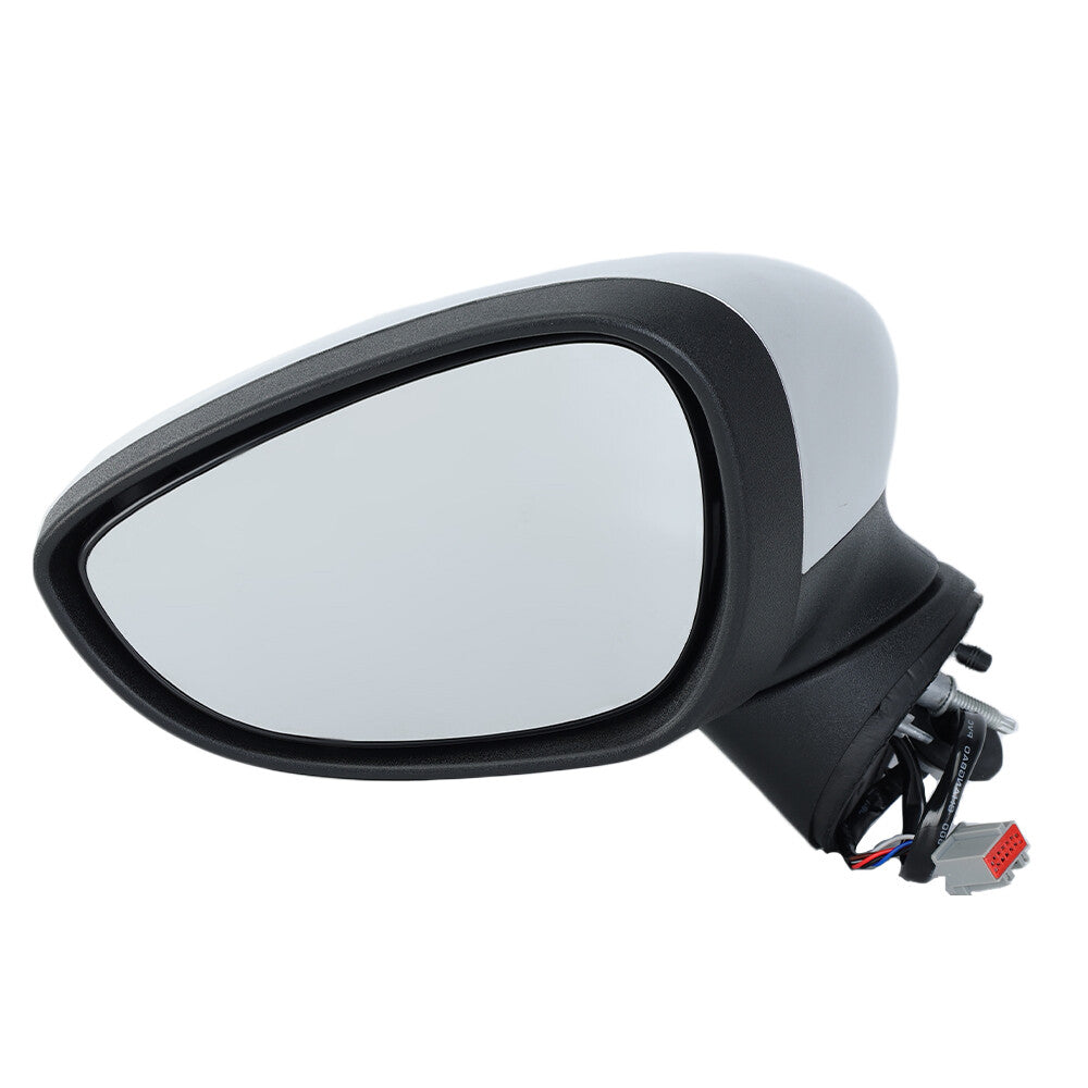 F¨¹r for Ford Fiesta MK7 2013-2017 Links Au?enspiegel Manuell Beheizbar Silber