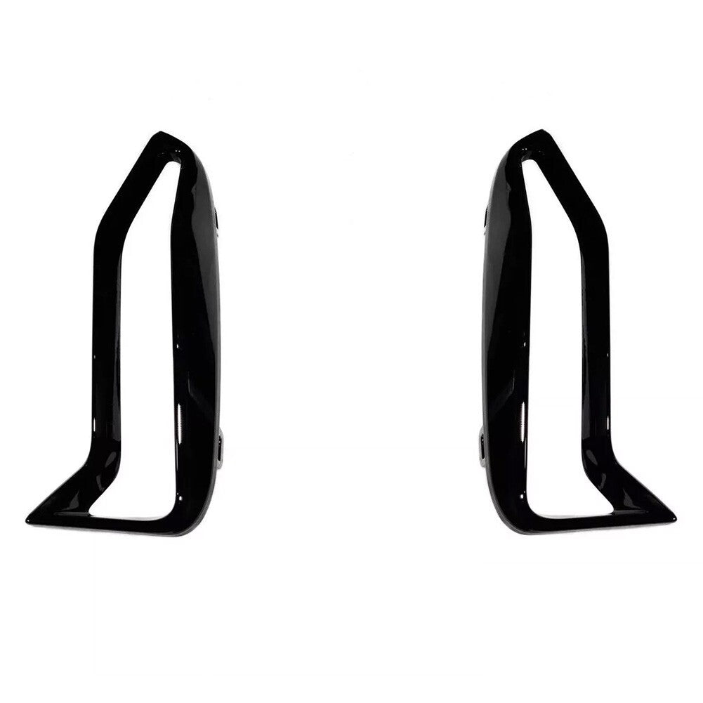 Black trim on the side grilles of the front bumper for BMW 3 Series, applicable to G20, G21, and M340i // new