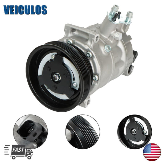 A/C Compressor w/ Clutch for CO 4574JC Fit For 2008-2014 for Volkswagen Beetle 2.5L l5