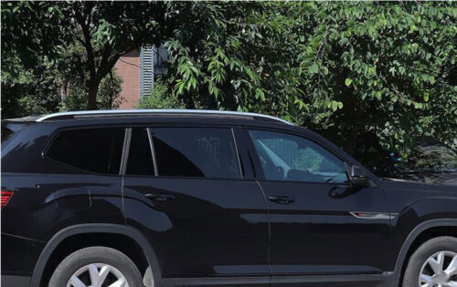Window Molding Black Steel Trims Decoration Strips 18-2023 for Volkswagen Atlas