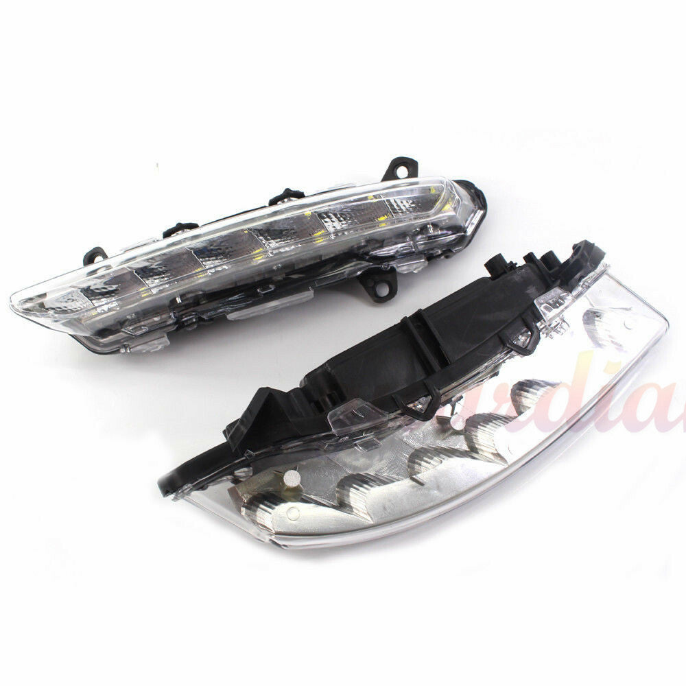 Pair LED DRL Fog Light Lamp for Mercedes S450 S550 S600 S63 CLS GLK R Class