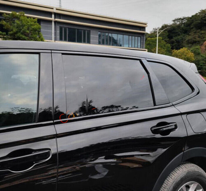 for HONDA CR-V CRV 2023-2024 ABS Black Side Window Pillar Posts Panel Cover Trim