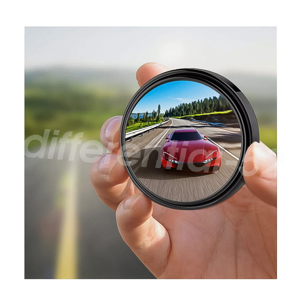Fit Car 2Pcs Blind Spot Mirrors Round HD Glass Convex 360¡ã Side Rear View Mirror