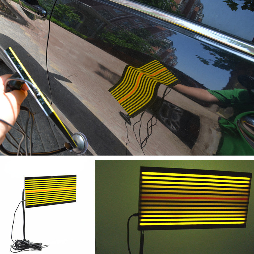 Car LED Line Board Paintless Body Surface Dent Pit Repair Suction Arm Reflector