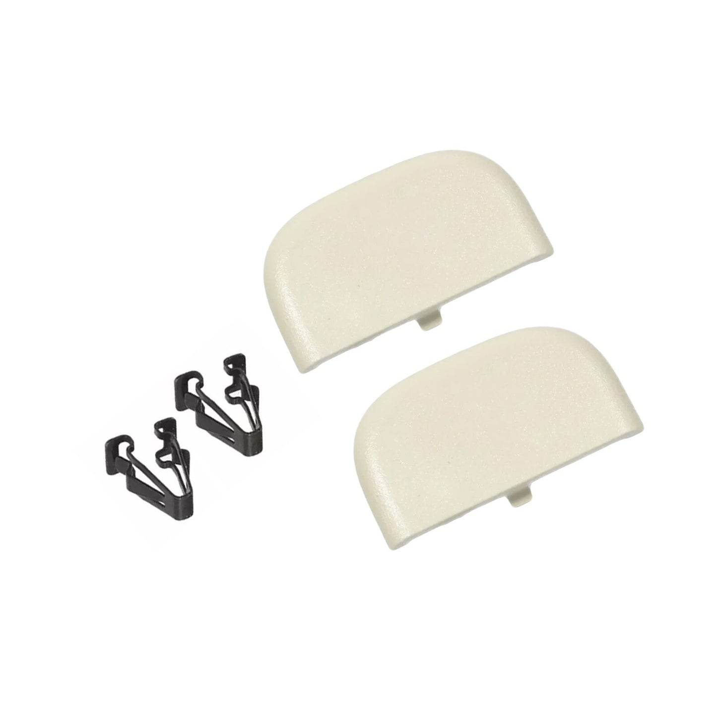 2x Beige Sun Visor Cap Clip DS7Z4273AA for Ford For Fusion 2013 2014-2016