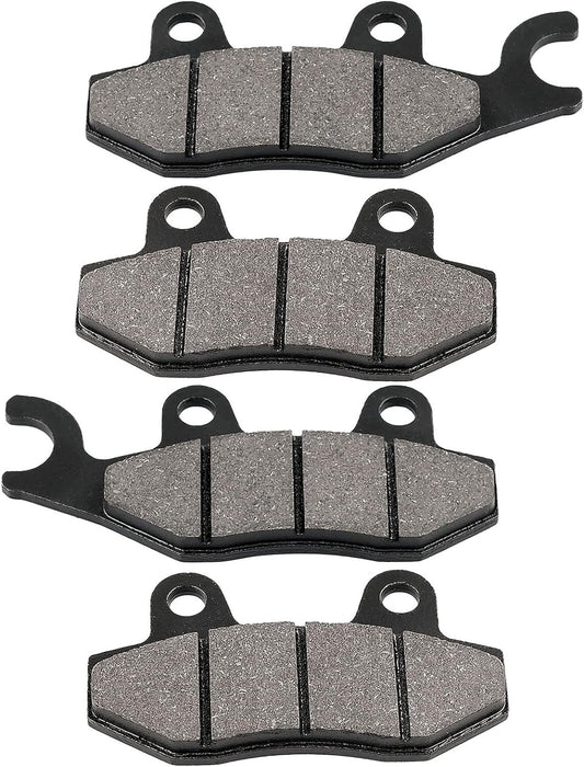 Front Rear Brake Pads for Kawasaki Bayou 300 400 Mule Pro 820 1000 2015-2023