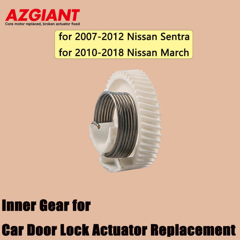 The new central door lock actuator gear is suitable for Nissan Sentra models from 2007 to 2012 and from 2010 to March 2018.