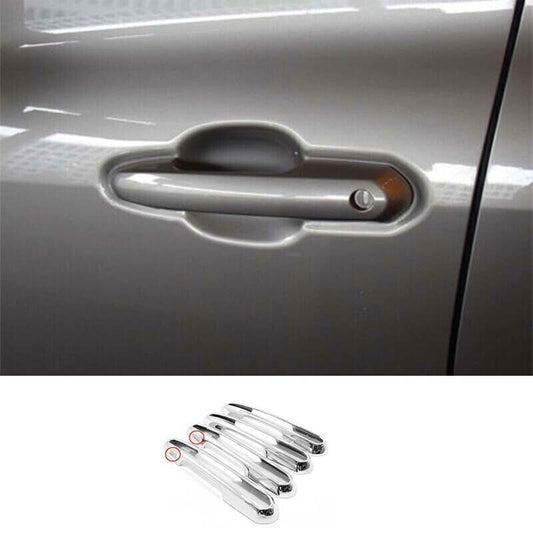 Cover Trim Chrome Side for Smart Hole Door Handle 4PCS for Toyota Highlander 2020-24