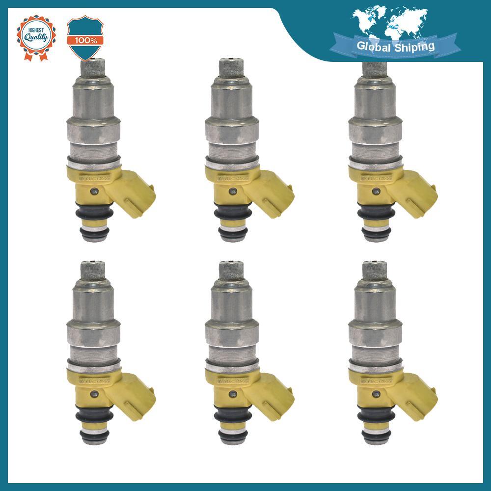 Set Of 6 Fuel Injectors for 1986 1987 1988 for Toyota Supra 3.0L 23250-70040