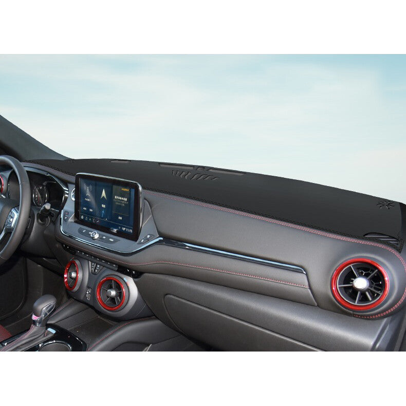 for Chevy Blazer 2019-2024 Leather Dashboard Dash Cover Dashmat Mat Carpet trim