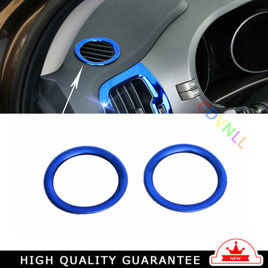 Instrument LR Air Outlet Vent Trim Fit for Kia Sportage R GL 2011-16 Blue Steel