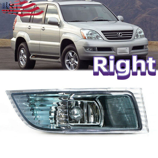 Right Green Len Front Bumper Fog Light for Lexus GX470 2003-2009