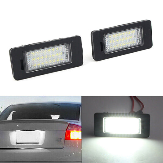 2x 24SMD LED Number License Plate Light Fit for Audi A1 8X / A3 8V / for A4 S4 B8