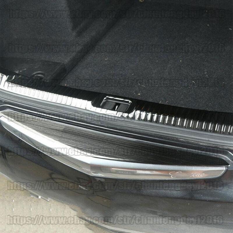 Black Chrome Rear Bumper Trim Stainless Insert for CADILLAC ATS 4DR 2013-2018