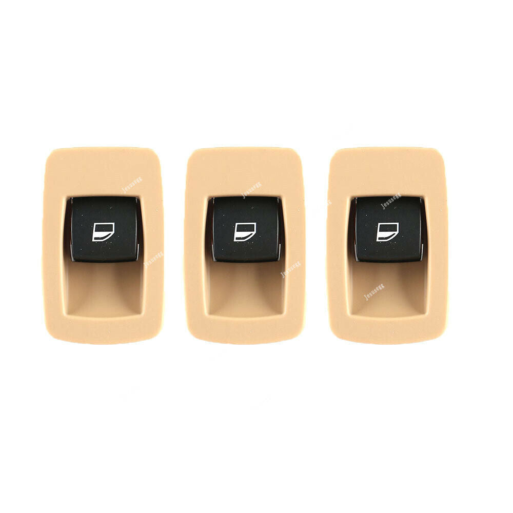 3Pcs Power Window Lifter Button Switch Right Front for BMW 3-Series 316i 318i X5