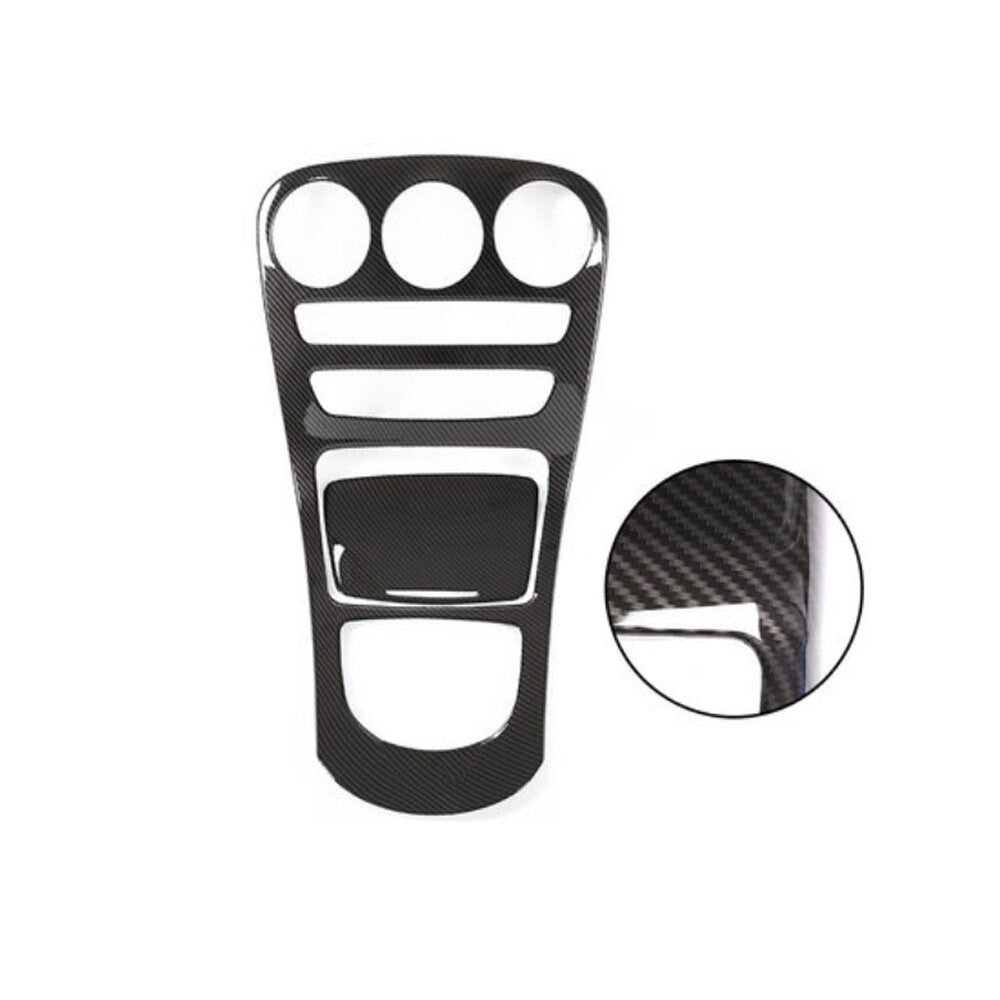for Benz C GLC Class W205 X253 2020+ Carbon ABS Central Console Gear Panel Cover