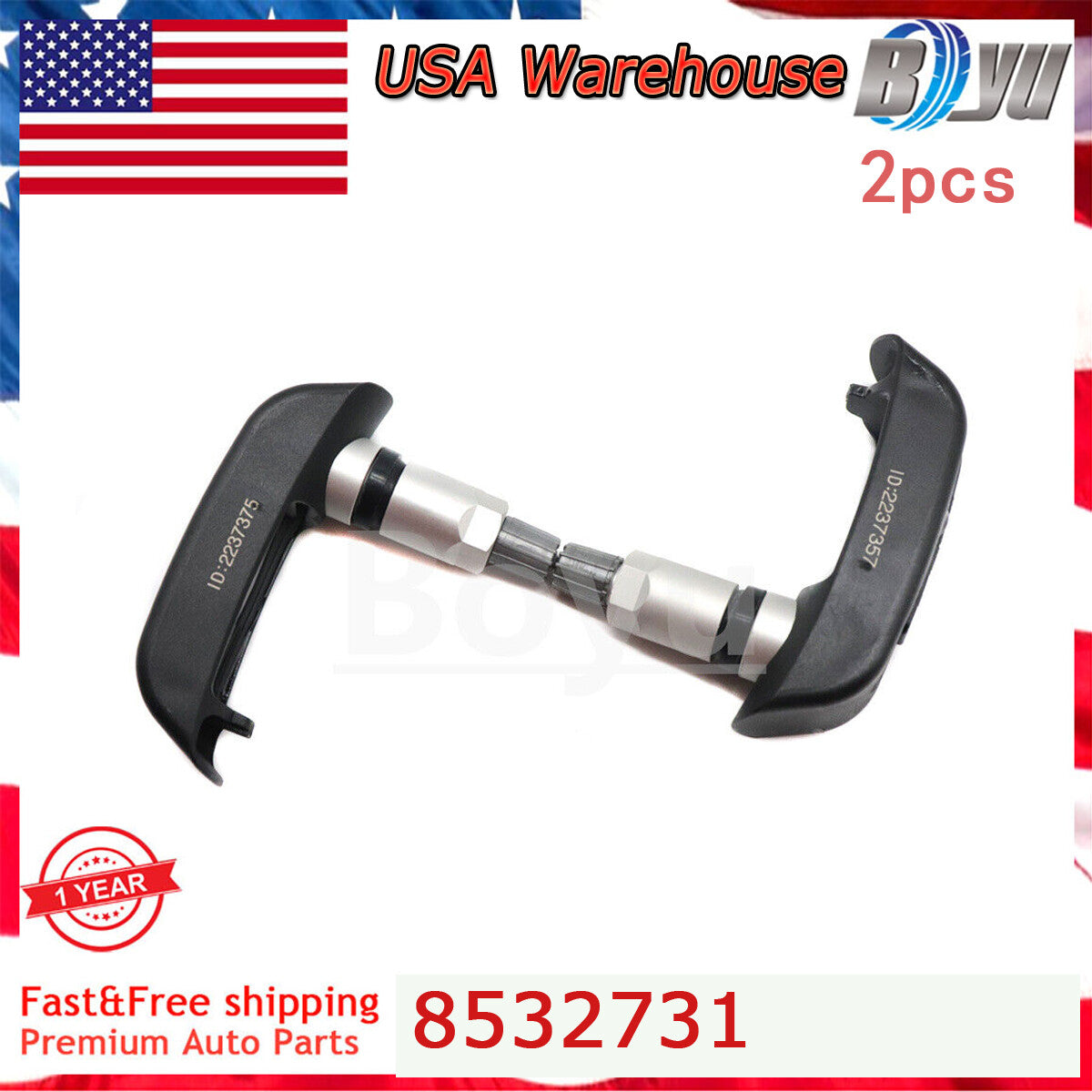 Tire Pressure Sensor 2pcs TPMS for BMW Motorcycle F800R F800ST R1200GS 8532731