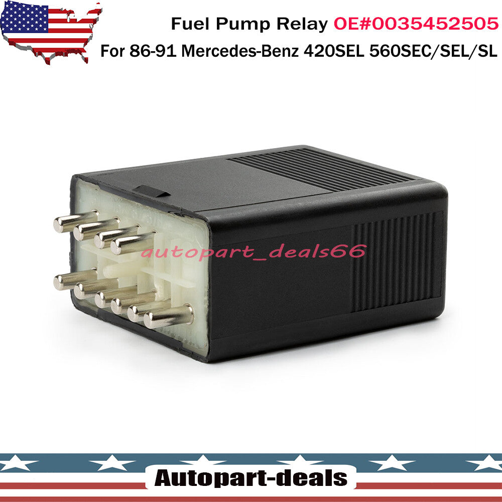 Fuel Pump Relay For 1986-91 for Mercedes-Benz 420SEL 560SEC/SEL/SL W126 A0035452505