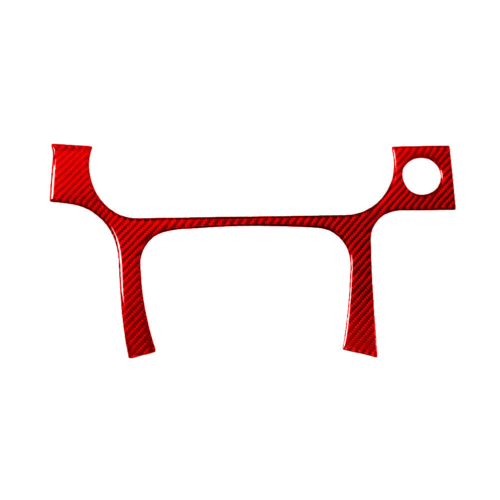 Red Carbon Fiber Front Speedometer Cover Trim For Discovery Sport 2015-2019