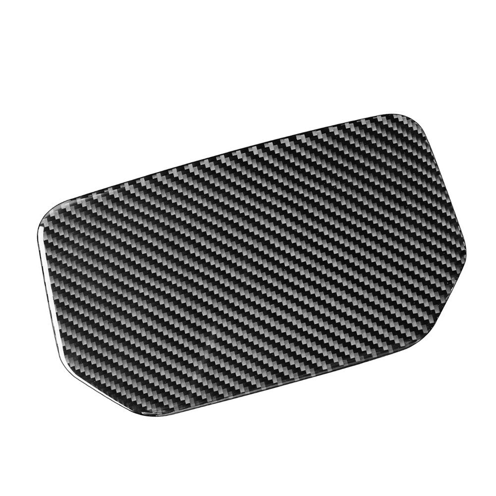 Dashboard Storage Box Cover Trim for Toyota Tundra 2014-2021 Carbon Fiber Black
