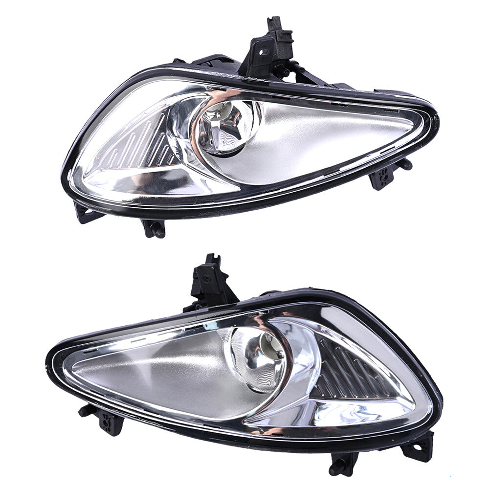 For 07-09 for Mercedes-Benz S-Class W221 S550 Pair Fog Lamp Light Chrome Housing