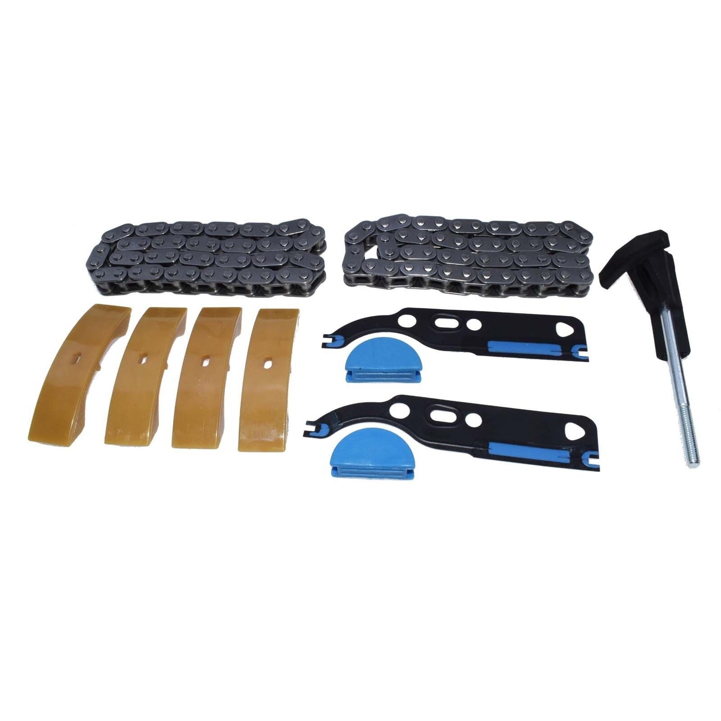 for Audi for VW Timing Camshaft Chain Tensioner Halters Pads Chains Gaskets Set New