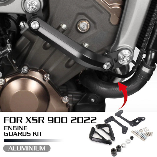 for YAMAHA XSR900 2022-2023 Side Engine Guard Protection Sliders Crash Pads