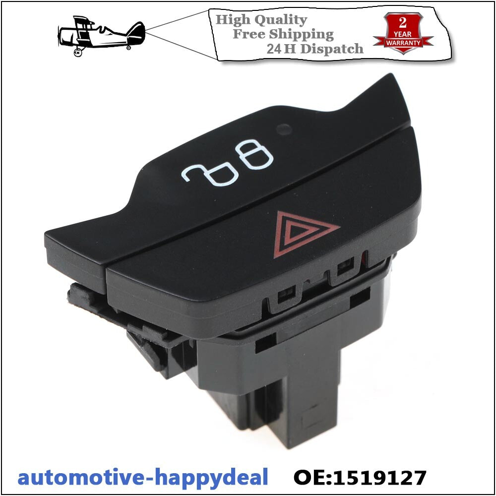 HAZARD WARNING LIGHT SWITCH for FORD TRANSIT CUSTOM FIESTA MK7 FOCUS 1519127
