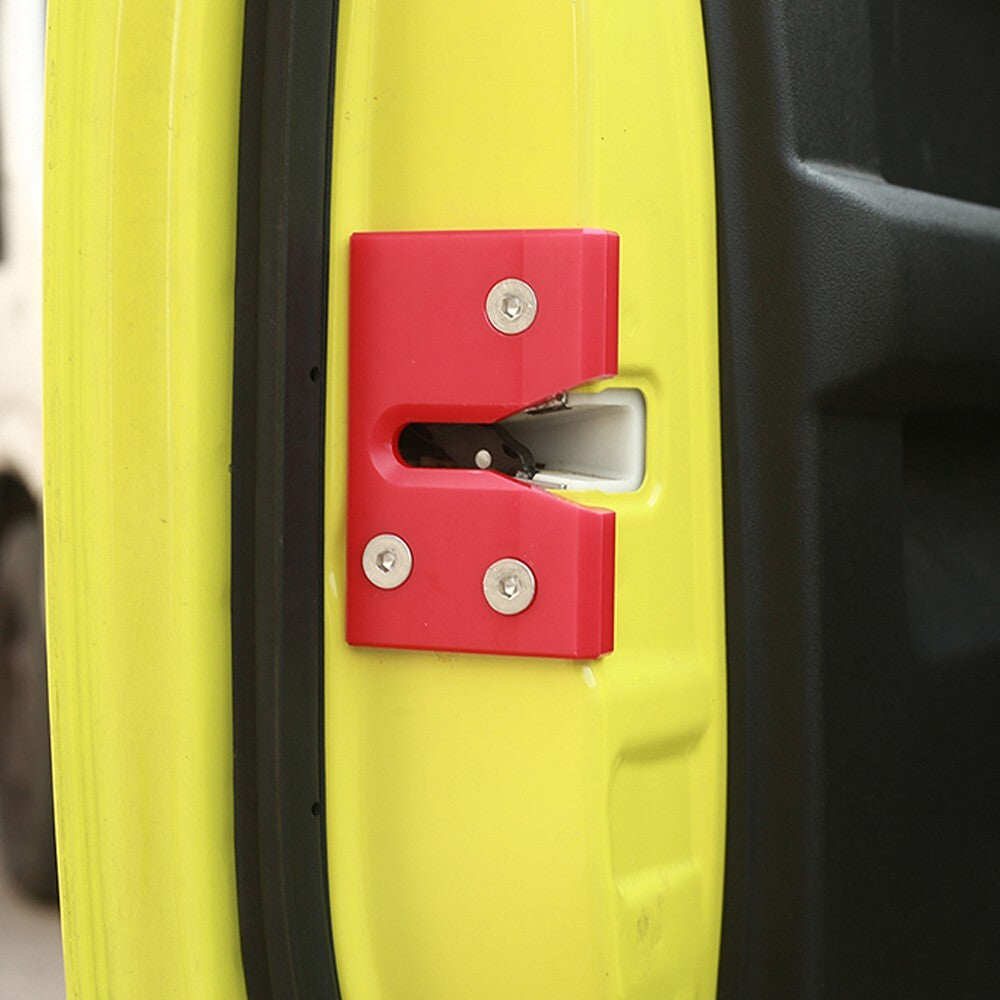 Red ABS Car Door Limiting Block Panel Cover for Suzuki for Jimny 2019-24 Accessories