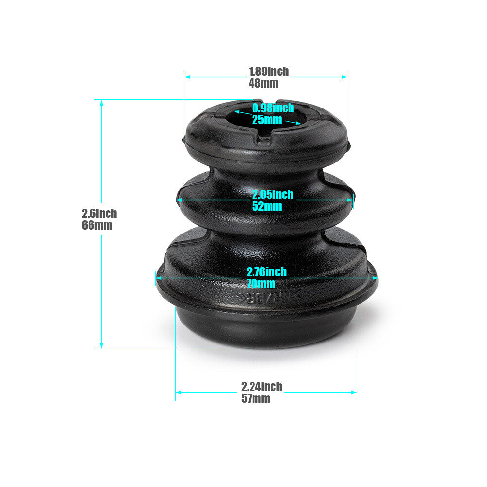 2Pcs Rear Coil Spring Bumper Buffer Glue for Nissan Qashqai II SUV 2013-2019