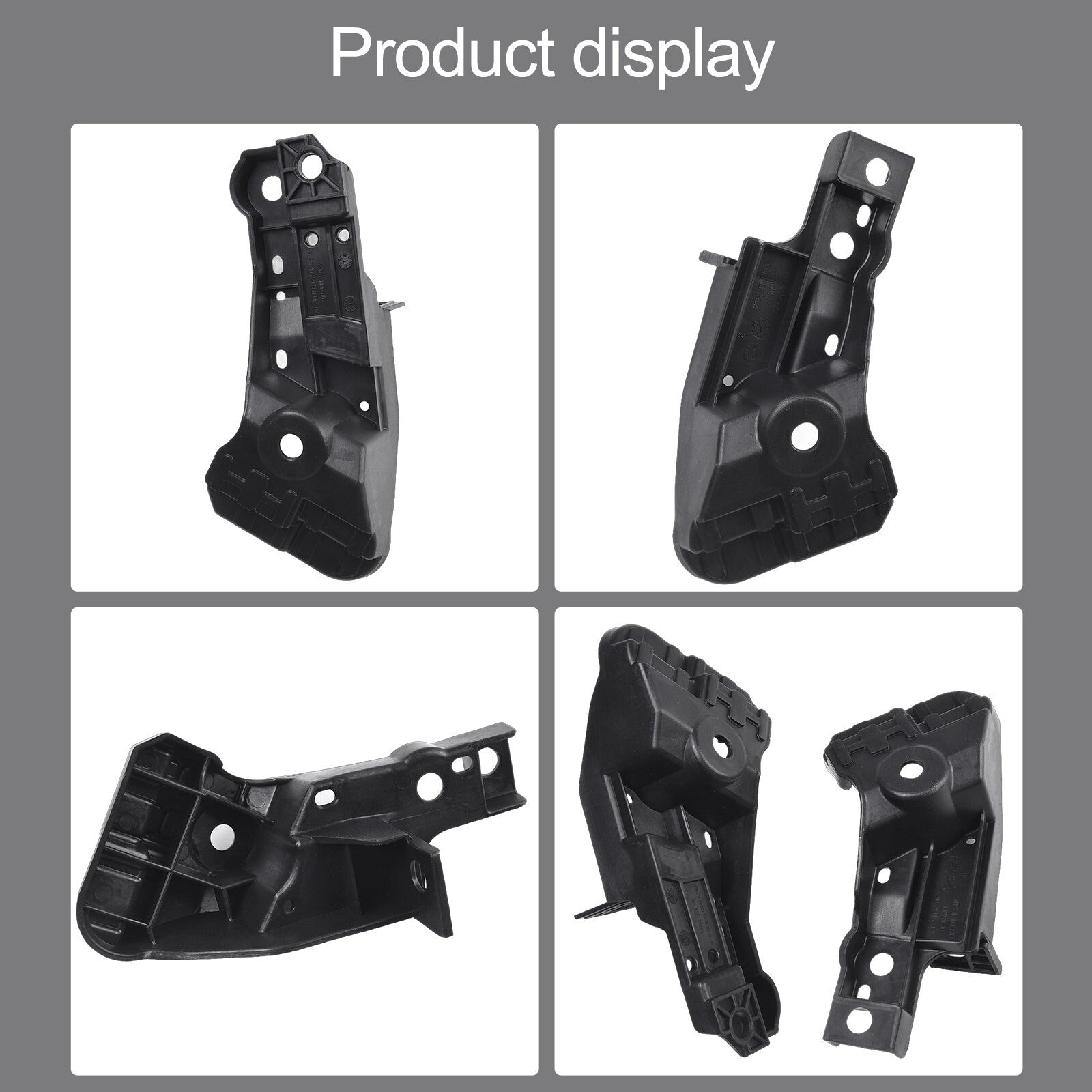 Pair Front Grille Upper Side Brackets for Hrv 2016-2020 Replacement