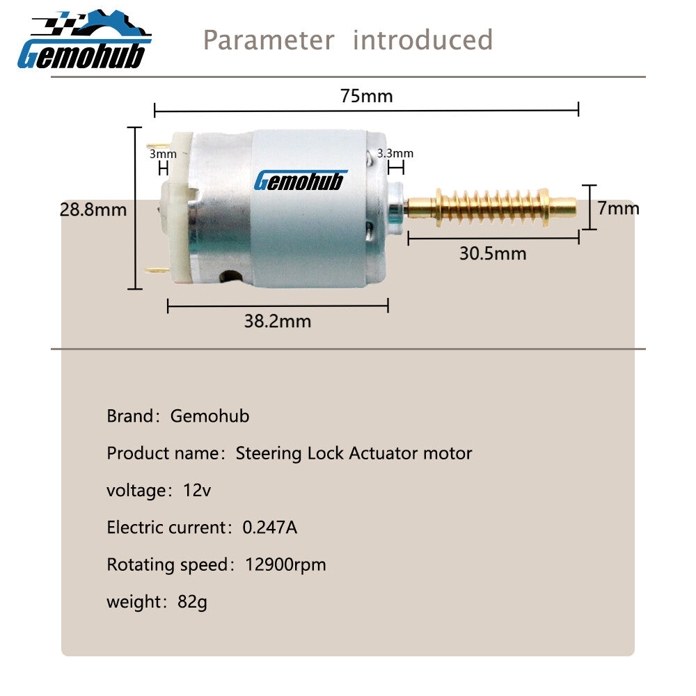 Steering Column Lock motor Replace For 2002-2012 for Land Rover for Range Rover HSE L322