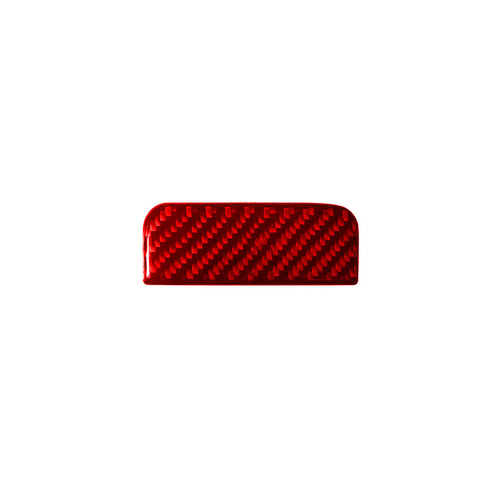 Red Carbon Fiber Glove Box Switch Cover Trim for Mitsubishi Outlander 2014-2016