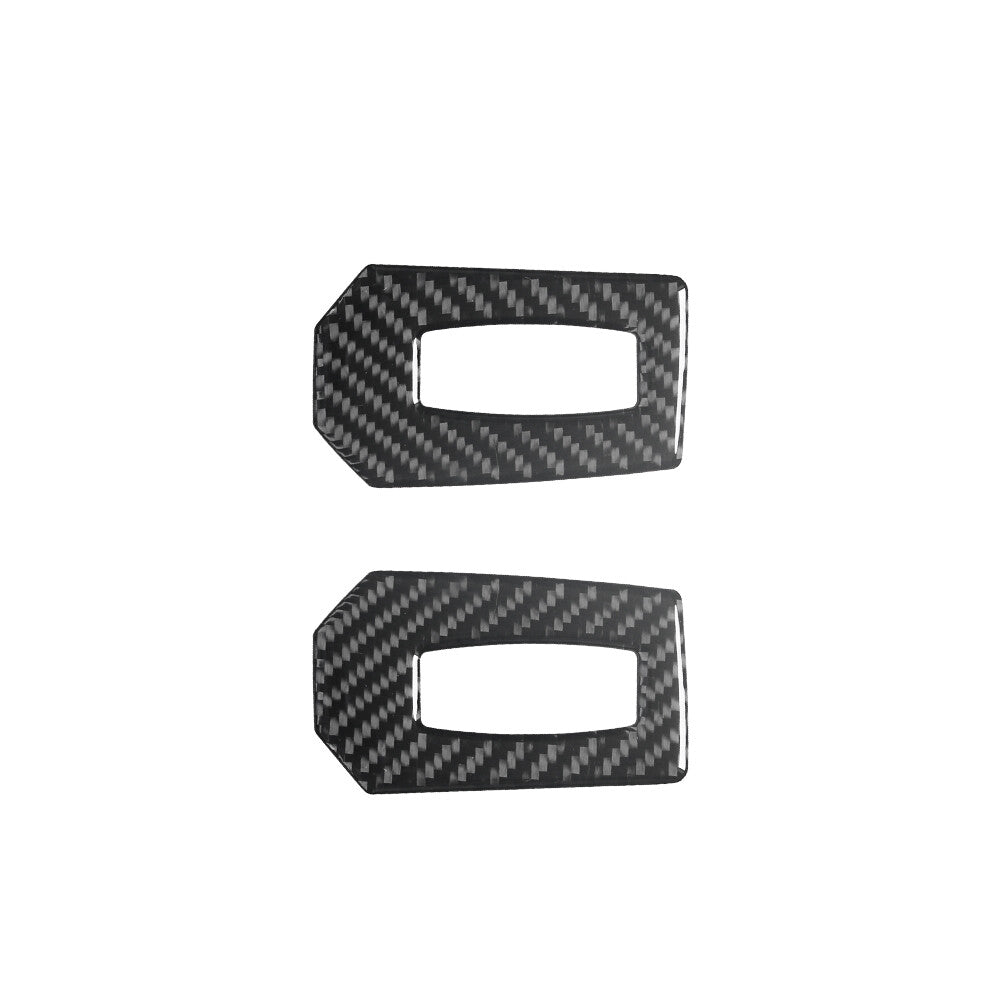 2x Carbon Fiber Rear door windows lift Sticker Decals for Cadillac CTS 2003-2007