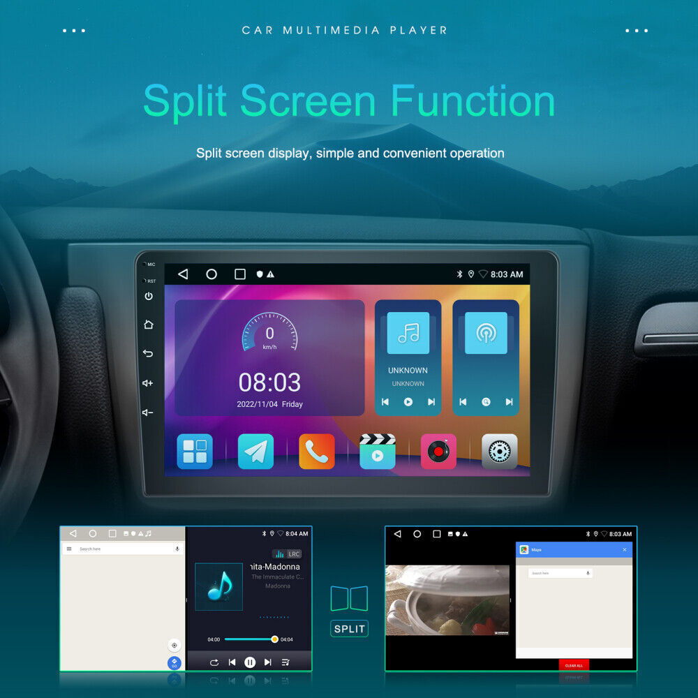 9.7-inch car stereo radio with GPS CarPlay for Infiniti FX35 and FX45 (2003-2006) - Android 13.