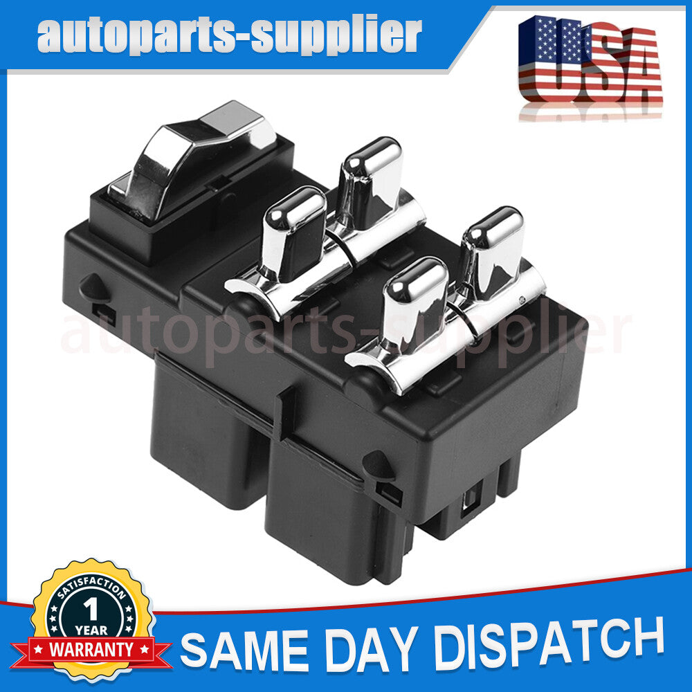 Master Power Window Switch Driver Side F8VZ-14529-AA for Lincoln Town Cars 98-02