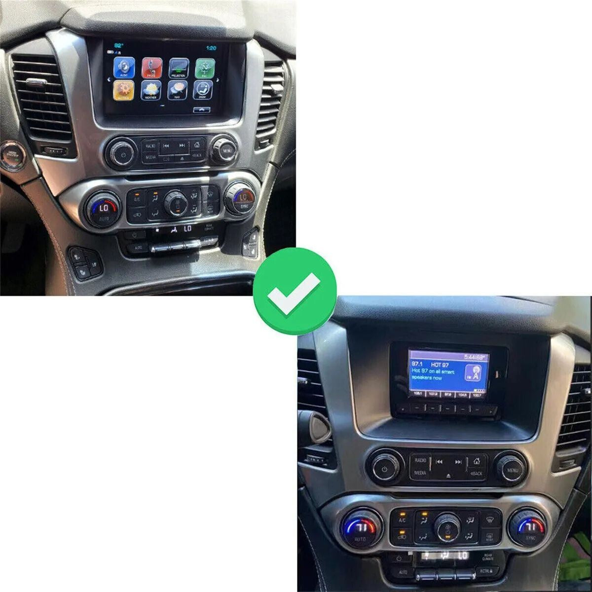 Android for Smart Radio for Tesla Screen GPS for GMC for Yukon for Chevrolet Tahoe 2014-2020
