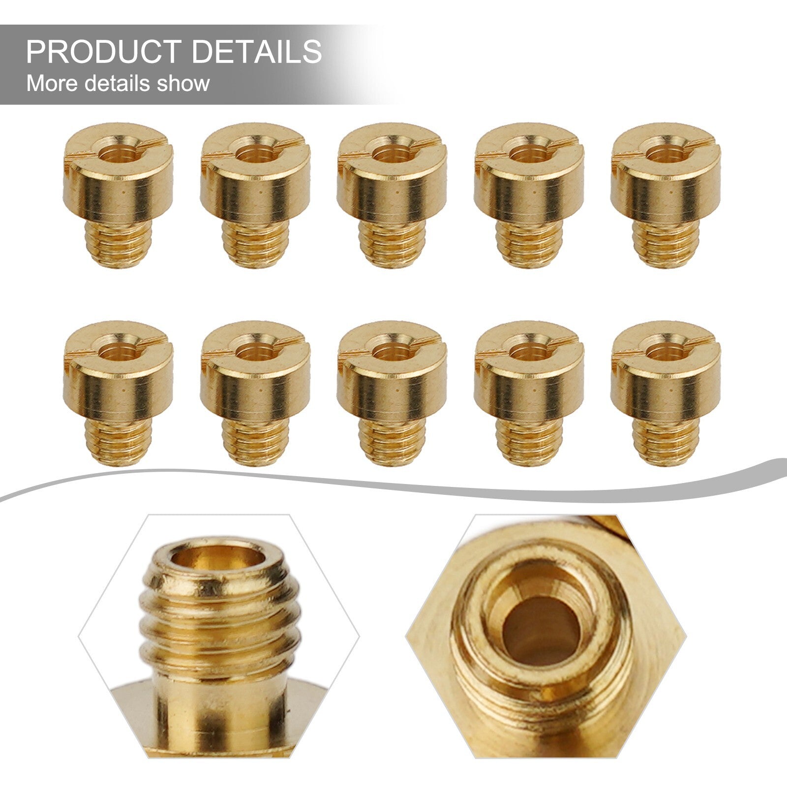10Carb Main Jets For Carburetor 155 160 170 175 180 185 190 195 200 205