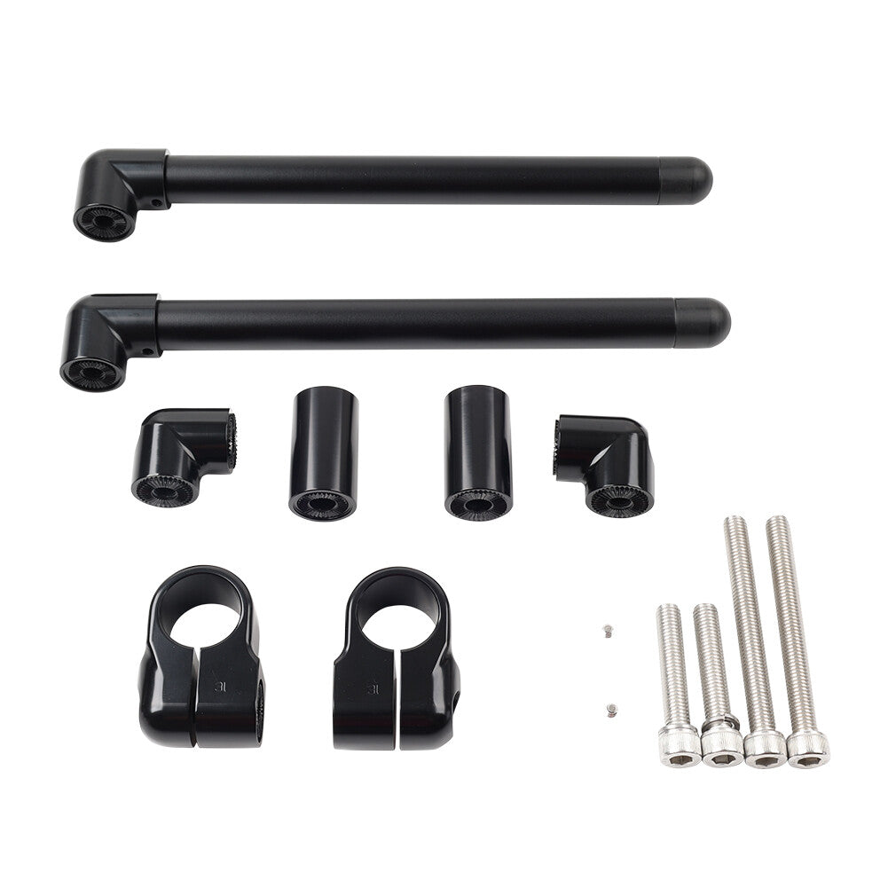 Motorcycle 31MM Cafe Racer Bars 7/8 Universal Clip-On Handlebar Fork Tube