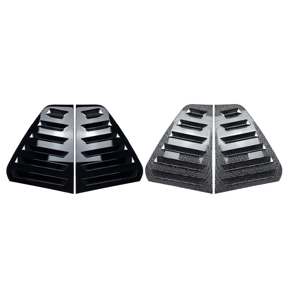 Rear Window Side Vent Shutter Louver Cover Trim for VW for Golf MK7 MK7.5 2014-2019