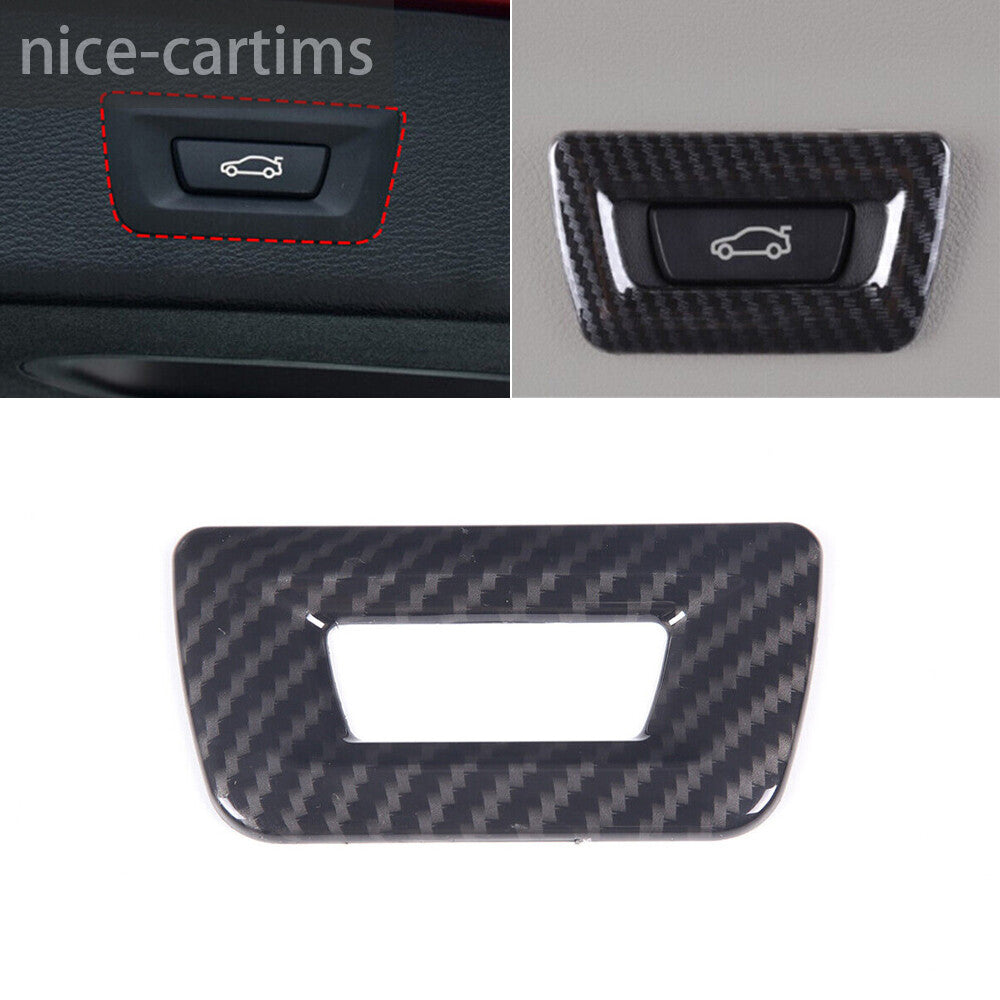 ABS Tailgate 1 Button Cover for BMW 5 6 7 Series X3 X4 X5 X6 G30 G32 G01 2018-23