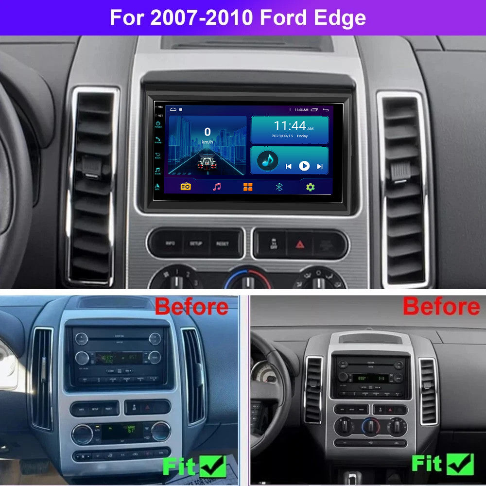 Android Auto Carplay for Ford Edge 2007-2010 Car Stereo Radio GPS Navi Screen BT