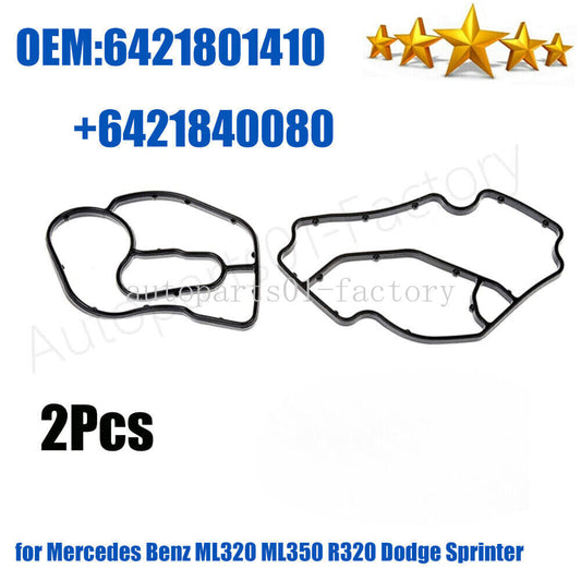 Oil Filter Housing Gasket for Mercedes Sprinter 2500 3500 2010-2016 6421801410